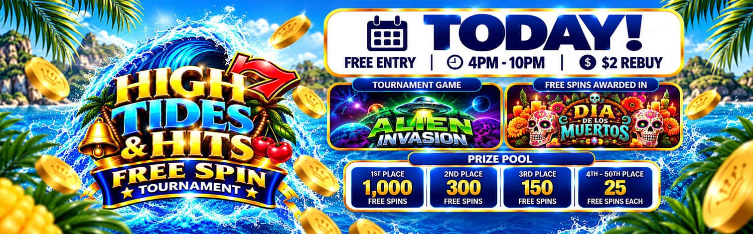 High Tides and Hits - Free Spin Tournament